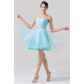 Grace Karin Strapless Shining Rhinestone Short Blue Samples Of Cocktail Dress CL6178